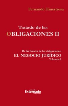 tratado de las obligaciones ii (ebook)-fernando hinestrosa-9789587723755