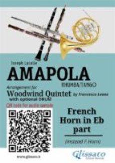 french horn in eb part of "amapola" for woodwind quintet (ebook)-9791221387155