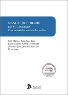manual de derecho de sucesiones. con materiales adicionales onlin e-jose manuel ruiz-rico ruiz-9791387543655