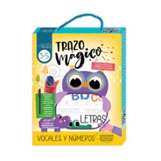 caligrafia en relieve estuche - trazo magico - vocales y numeros-9791387627355