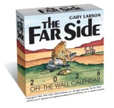 the far side 2026 off-the-wall day-to-day calendar-gary larson-9781524897765