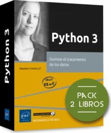 python 3: pack de 2 libros: domine el tratamiento de los datos-sebastien chazallet-9782409028465