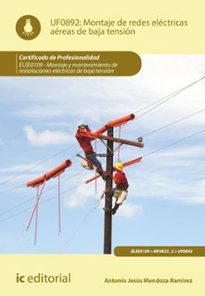 montaje de redes electricas aereas de baja tension. elee0109 (ebook)-antonio jesus mendoza ramirez-9788411038065
