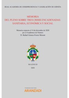 memoria del pleno sobre crisis encadenadas: sanitaria, economica y social-9788413901565