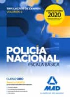 policia nacional escala basica. simulacros de examen 2 (5ª ed.)-9788414239865