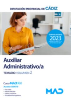 auxiliar administrativo/a. diputacion provincial de cadiz-9788414269565