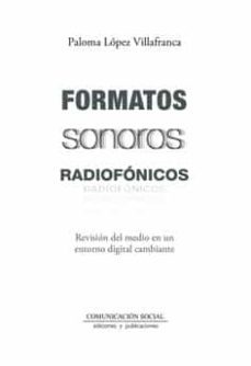 formatos sonoros radiofonicos-paloma lopez villafranca-9788417600365