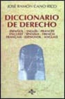 diccionario de derecho (ed. trilingue español-ingles-frances)-9788430924165
