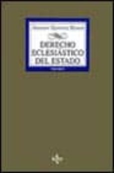 derecho eclesiastico del estado (vol. 1)-9788430925865