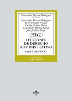 lecciones de derecho administrativo: parte general (vol. ii) (4ª ed.)-9788430972265