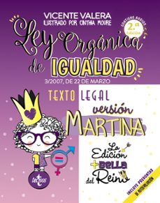ley organica de igualdad. version martina (2ª ed.)-9788430982165