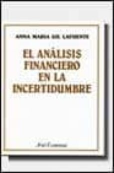analisis financiero en la incertidumbre, el-anna maria gil lafuente-9788434420465