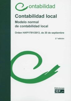 contabilidad local. modelo normal de contabilidad local-9788445438565