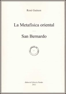 la metafisica oriental-san bernardo-9788461607365