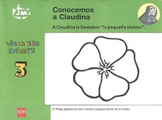 conocemos a claudina infantil 3 años congregación de jesús-maría (religion) ed 2007-9788467522365