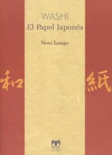 washi: el papel japones-9788489142565