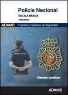 policia nacional escala basica: temario 1-9788490250365