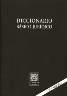 diccionario básico jurídico-miguel angel del arco torres-9788490454565
