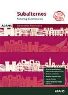 subalternos de la generalitat valenciana-9788491479765