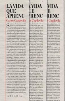 la vida que aprenc-carles capdevila plandiura-9788494616365