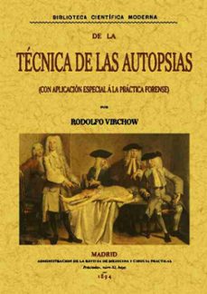 tecnicas de las autopsias (ed. facsimil)-9788495636065
