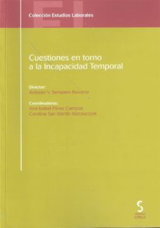 cuestioners en torno a la incapacidad temporal-9788496889965