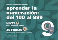 aprender 09(color)numeracion nivel de100-999-jesus jarque garcia-9788498963465