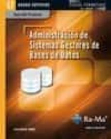 administracion de sistemas gestores de bases de datos. cfgs. guia del profesor-luis hueso ibañez-9788499641065