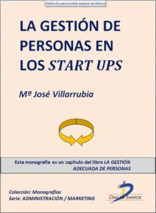 la gestion de personas en los star ups (ebook)-maria jose villarubia-9788499694665