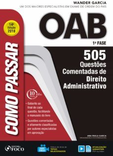 como passar na oab 1ª fase: direito administrativo (ebook)-wander garcia-ana paula garcia-9788582422465