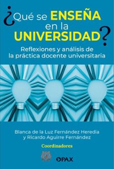 ¿que se enseña en la universidad? (ebook)-blanca de la luz fernández heredia-9789689746065