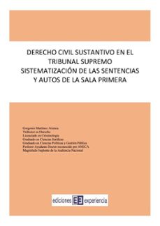 derecho civil sustantivo en el tribunal supremo (ebook)-gorgonio martínez atienza-9791399011265