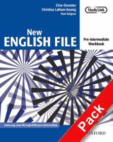 new english file pre-intermediate: workbook with key and multirom pack (incluye cd-r0m)-9780194387675