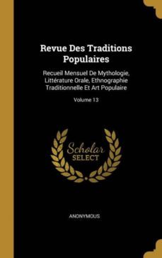 revue des traditions populaires-9780270951875