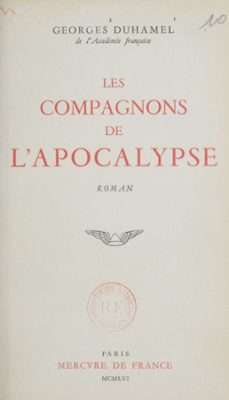 les compagnons de l'apocalypse (ebook)-georges duhamel-9782402522175