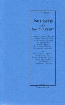 -maurice barres-9782845782075