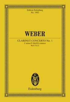 clarinet concerto no. 1 f minor (ebook)-carl maria von weber-9783795721275