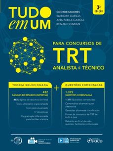 tudo em um para concursos do trt : para concursos de analista e tecnico - 3. ed. - 2018. (ebook)-wander garcia-9786561207775