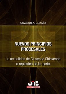nuevos principios procesales. la actualidad de giuseppe chiovenda o replanteo de la teoria-osvaldo alfredo gozaini-9788410448575