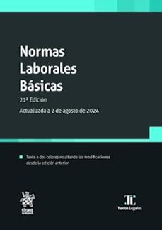normas laborales basicas 21ª edicion actualizada 2024-luis enrique nores torres-9788410715875
