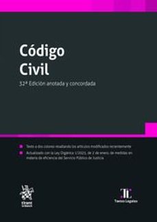 codigo civil 32ª edicion anotada y concordada-francisco de p. blasco gasco-9788410957275