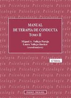 manual de terapia de conducta. tomo ii-9788411701075