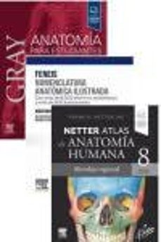 lote drake - feneis - netter gray, anatomia para estudiantes. 5ª ed.+ nomenclatura anatomica  ilustrada + atlas de anatomia humana, 8ª ed. nueva edicion-heinz feneis-9788413828275