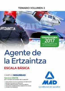 agente de la ertzaintza escala basica: temario (vol. 2)-9788414213575