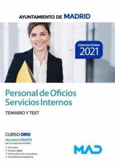 personal de oficios servicios internos del ayuntamiento de madrid. temario y test-9788414241875