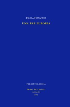 una paz europea-fruela fernandez iglesias-9788416453375
