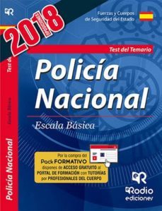 cuerpo nacional de policia: escala basica: test del temario (5ª ed.)-9788417287375