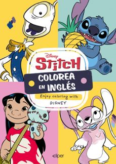 aprende y colorea en ingles con stitch-9788419487575