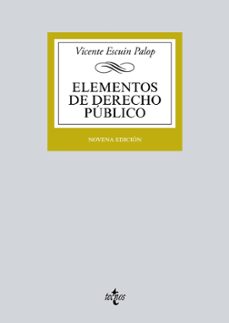 elementos de derecho publico (9ª ed.)-vicente escuin palop-9788430970575