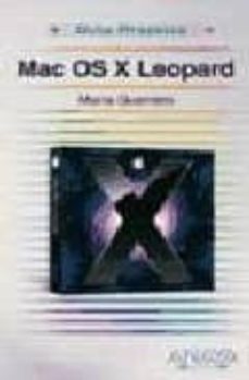 mac os x leopard (guias practicas)-maria guerrero-9788441523975